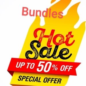 Bundles up to 50 percent off!!!
